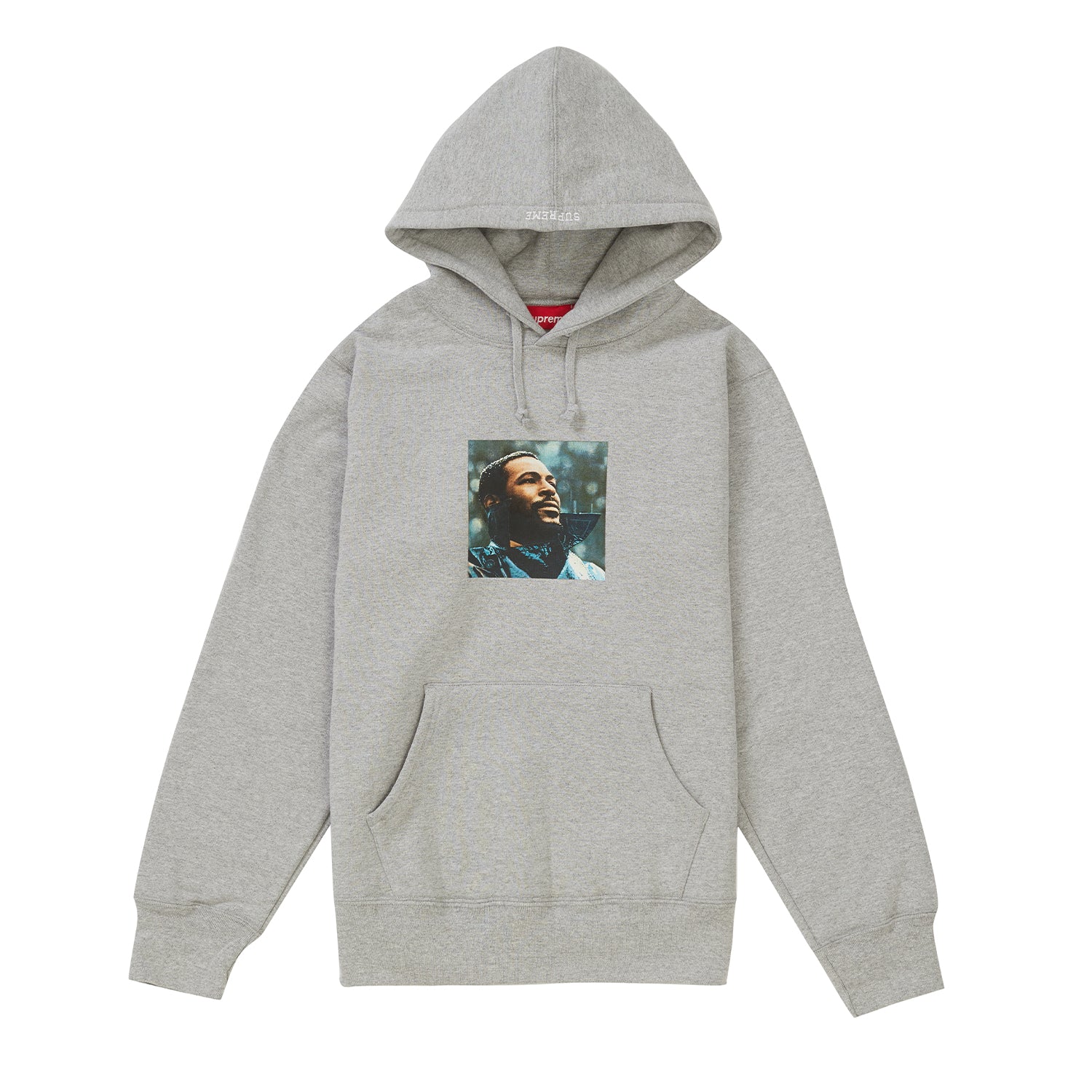 Supreme Marvin Gaye Hooded Sweatshirt Heather Grey – TheLaboratoryOKC