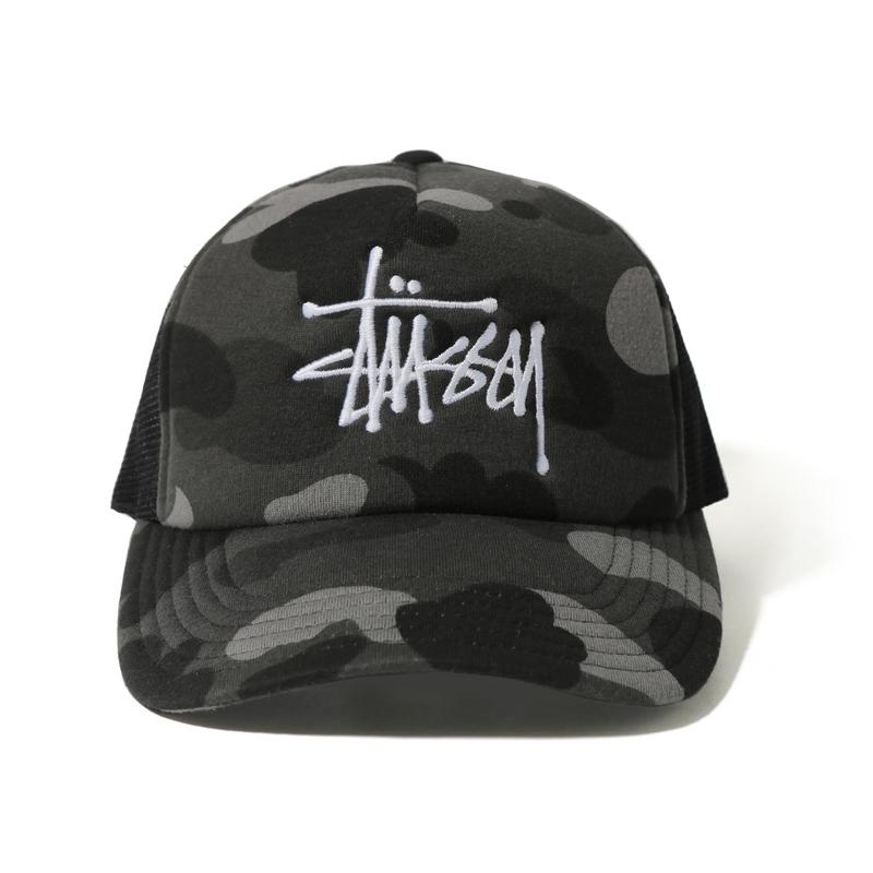 Bape x retailer stussy trucker cap