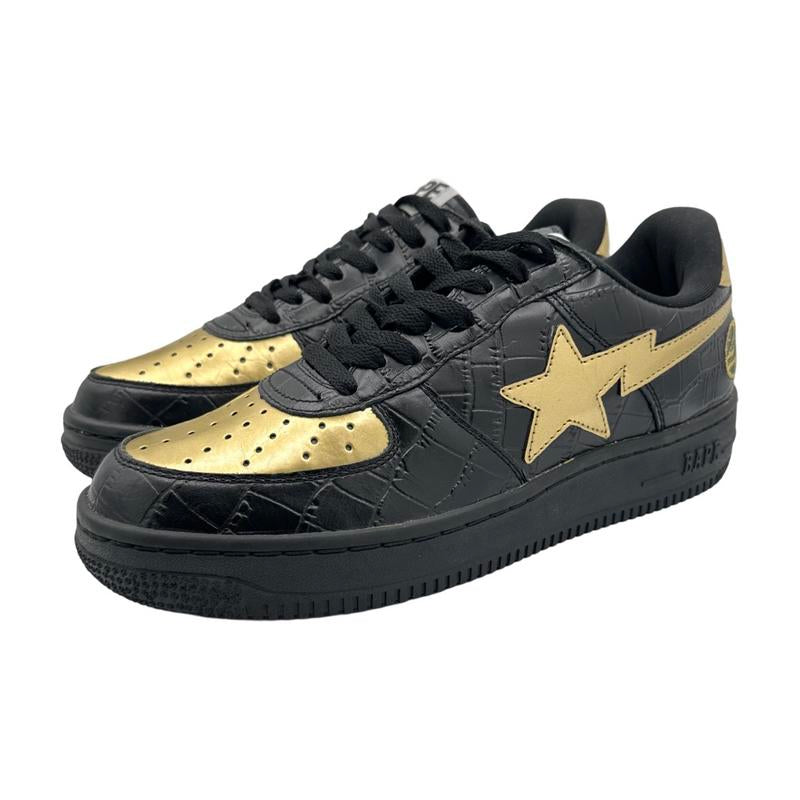 BAPE x 24k Bapesta Black Gold