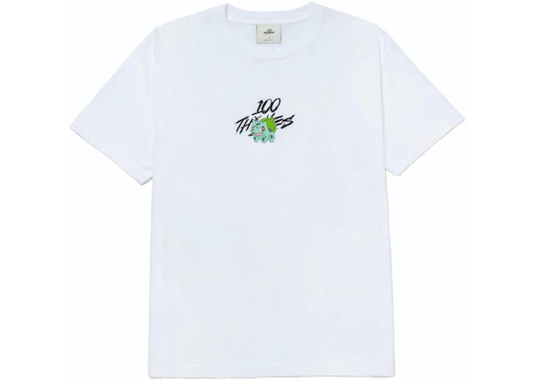 100 Thieves x Pokémon Bulbasaur Core T-shirt White