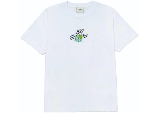 100 Thieves x Pokémon Bulbasaur Core T-shirt White