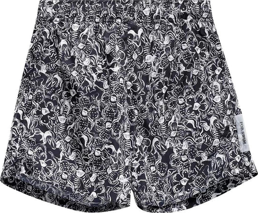 Off-White Floral Swimshorts 'Dark Blue'