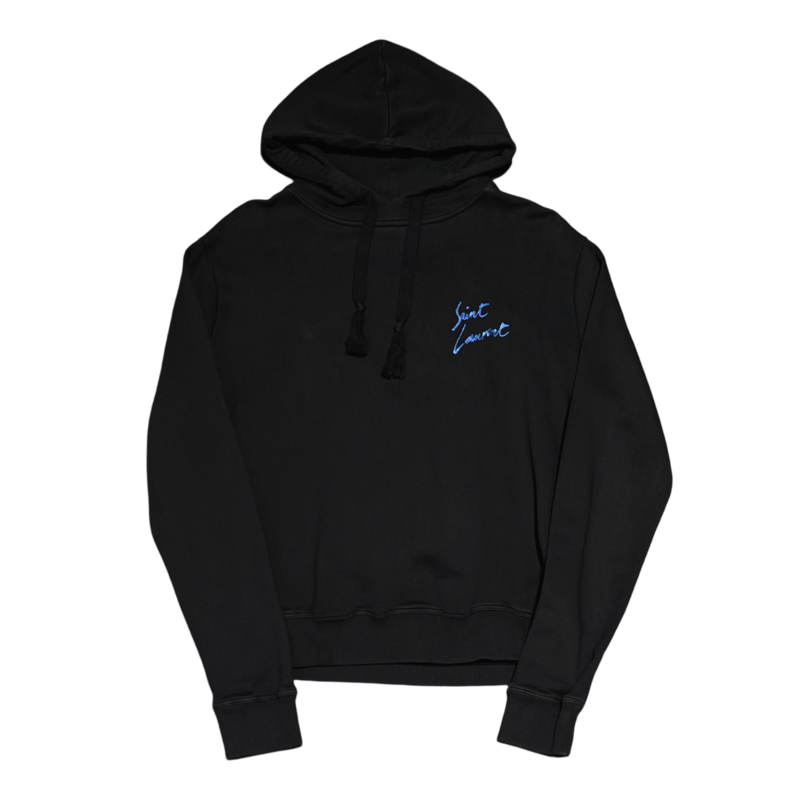 Saint Laurent Cursive Logo Hoodie