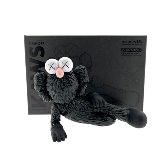 KAWS TIME OFF Vinyl Figure Black