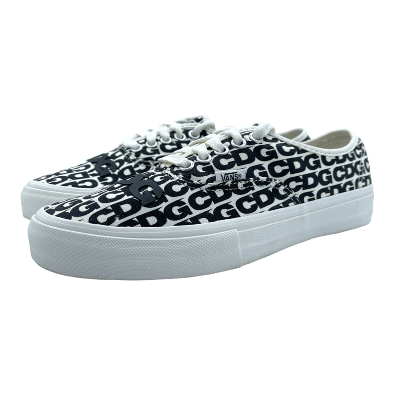 Vans Authentic Comme des Garcons White Heel Tab