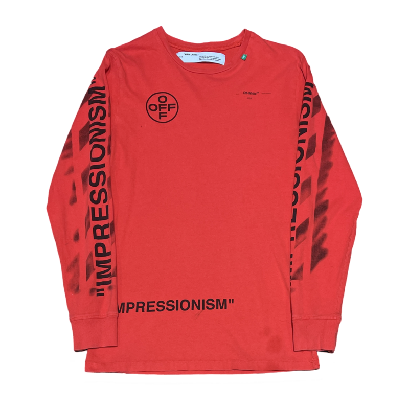 OFF-WHITE Red Long SLeeve