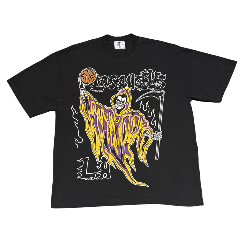 Warren Lotas LA Lakers Black Tee