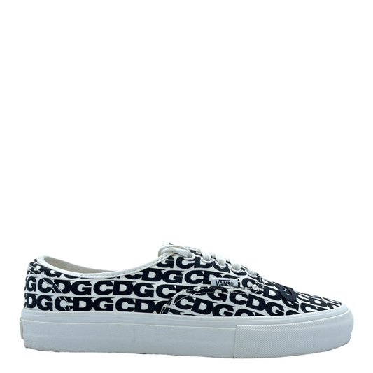 Vans Authentic Comme des Garcons White Heel Tab