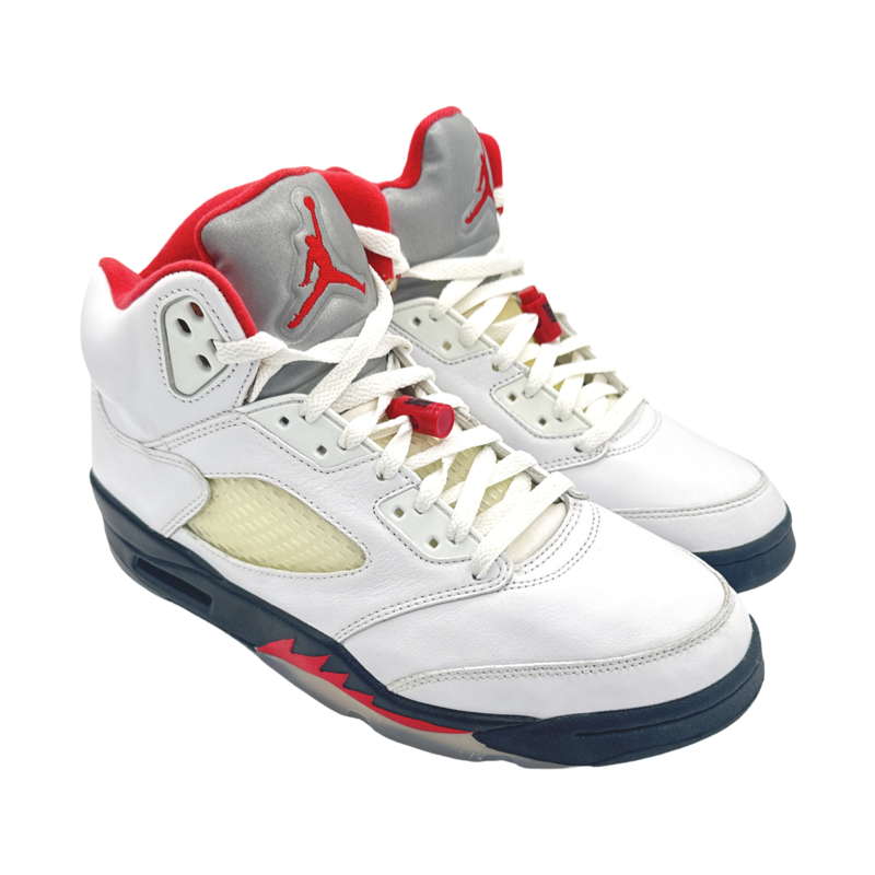 Jordan 5 Retro Fire Red Silver Tongue (2020)