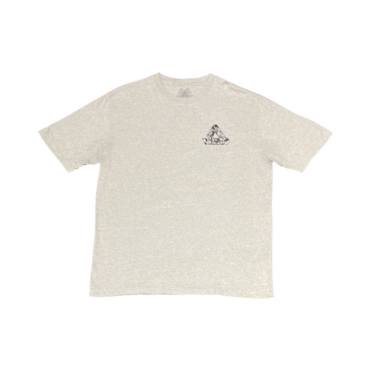 Palace Tri-Heads T-shirt Grey Marl