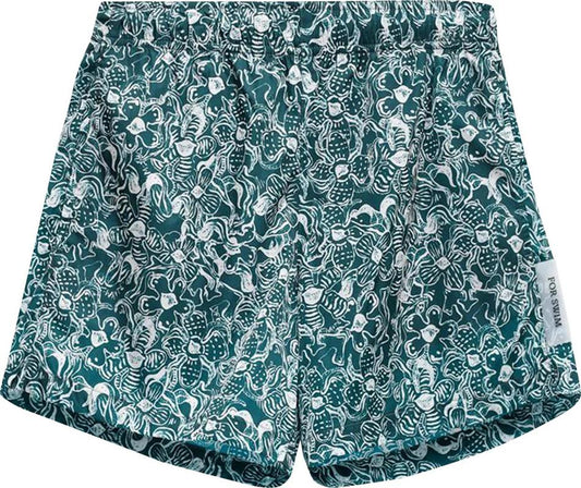 Off-White Floral Swimshorts 'Dark Green'