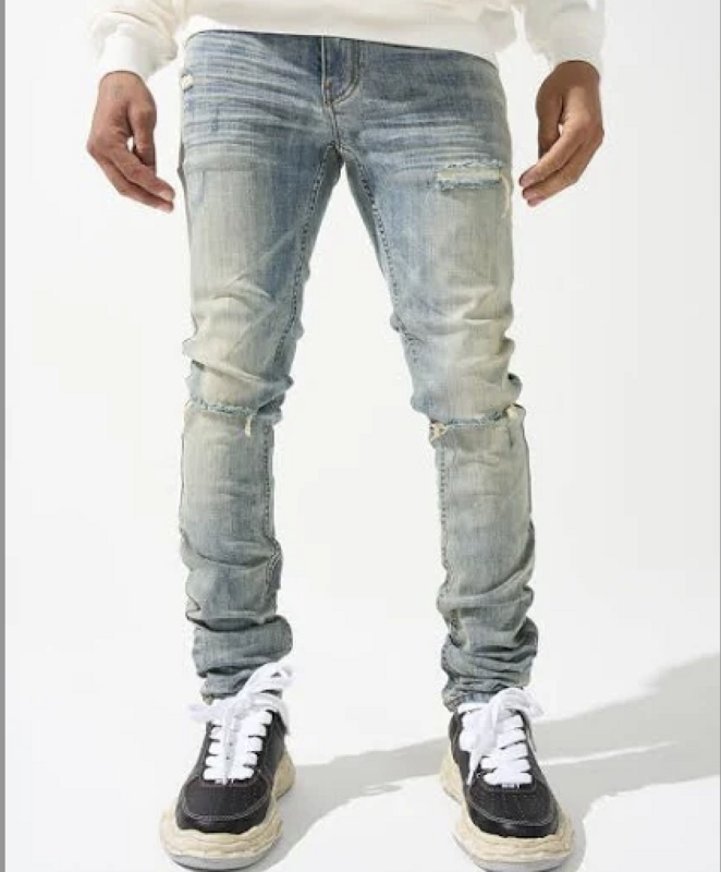 light washed jeans