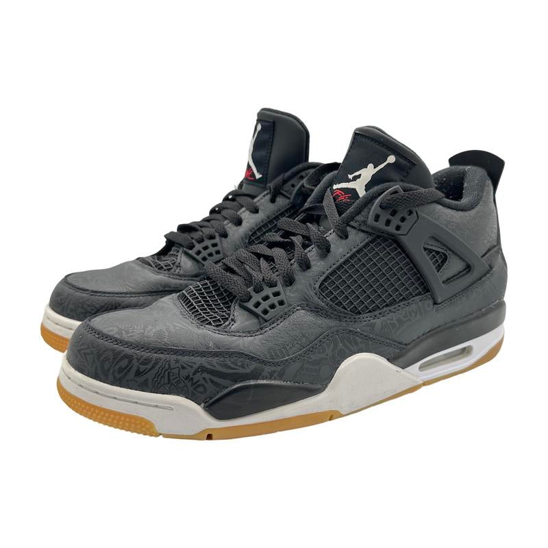 Jordan outlet 4 gum black laser size 14