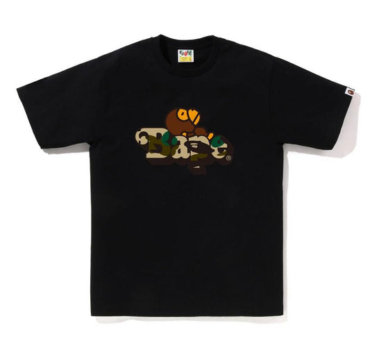 Bape Baby Milo Camo Tee Black