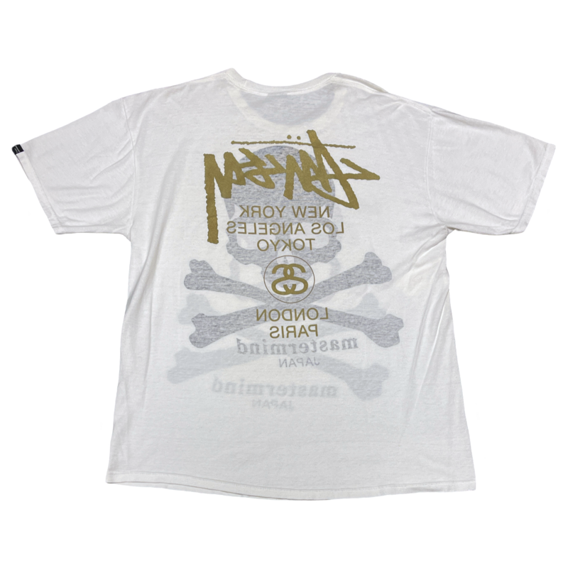 Stussy x Mastermind Tee white -L