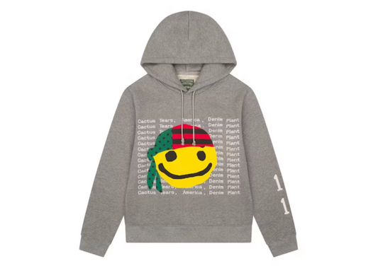 Denim Tears x CPFM Cactus Tears Hoodie Grey