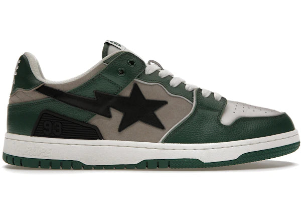 A Bathing Ape Bape SK8 Sta Green Grey