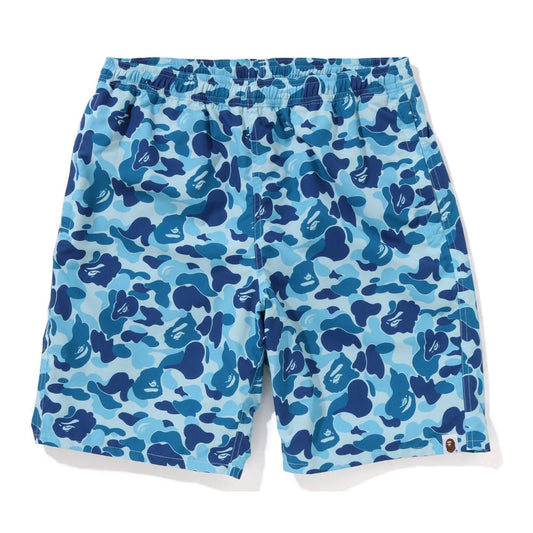 BAPE ABC Blue Camo Beach Shorts (C)