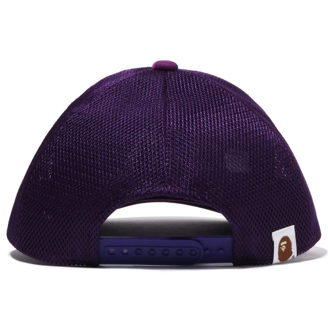 BAPE Color Camo College Mesh Cap Purple (C)