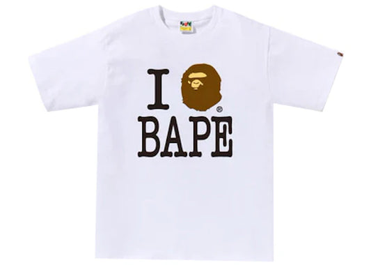 BAPE I Love Bape Tee White