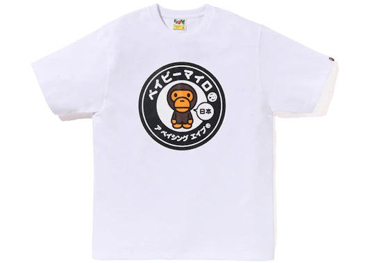 BAPE Japan Baby Milo Tee White