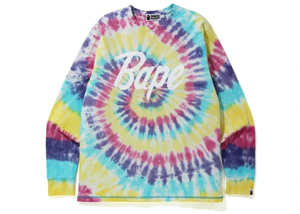 BAPE Tie Dye L/S Tee Multi