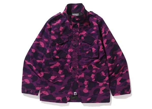 BAPE X Undefeated Color Camo M-65 Purple/Camo