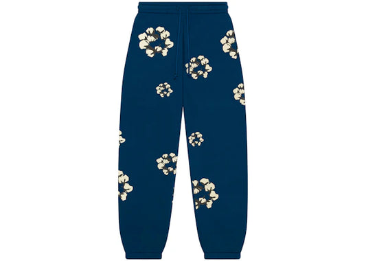 Denim Tears x CPFM Cactus Tears Wreath Sweatpants Navy