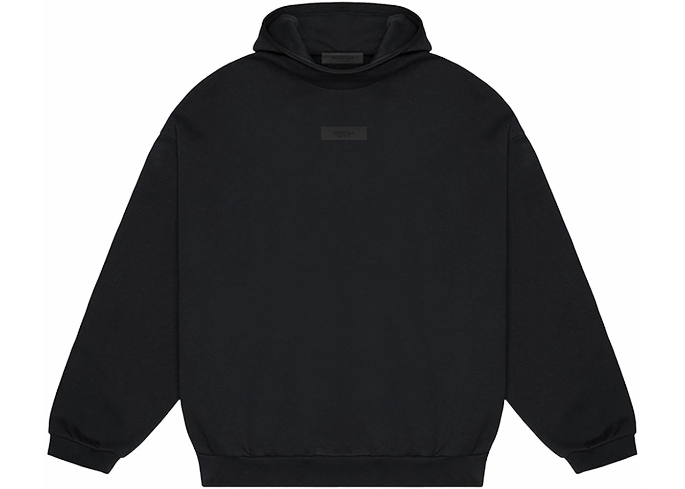 Fear of God Essentials Chest Logo Hoodie Jet Black/Jet Black