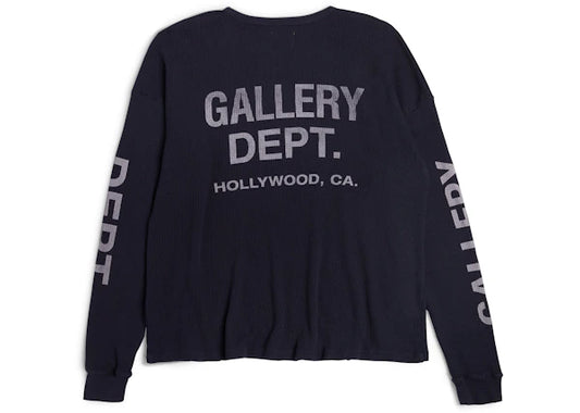 Gallery Dept. Thermal L/S T-shirt Black