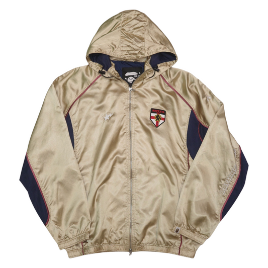Bape F.C. Est 2001 Detachable Hood Jacket Gold (C)