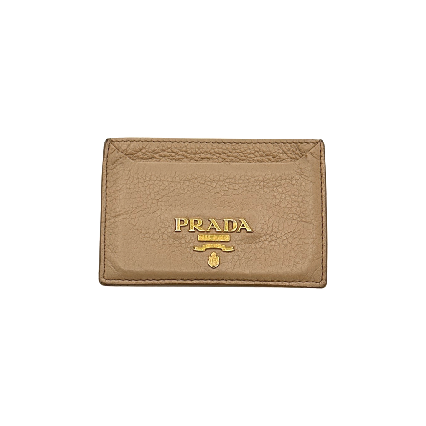 Prada Card Holder Tan (C)