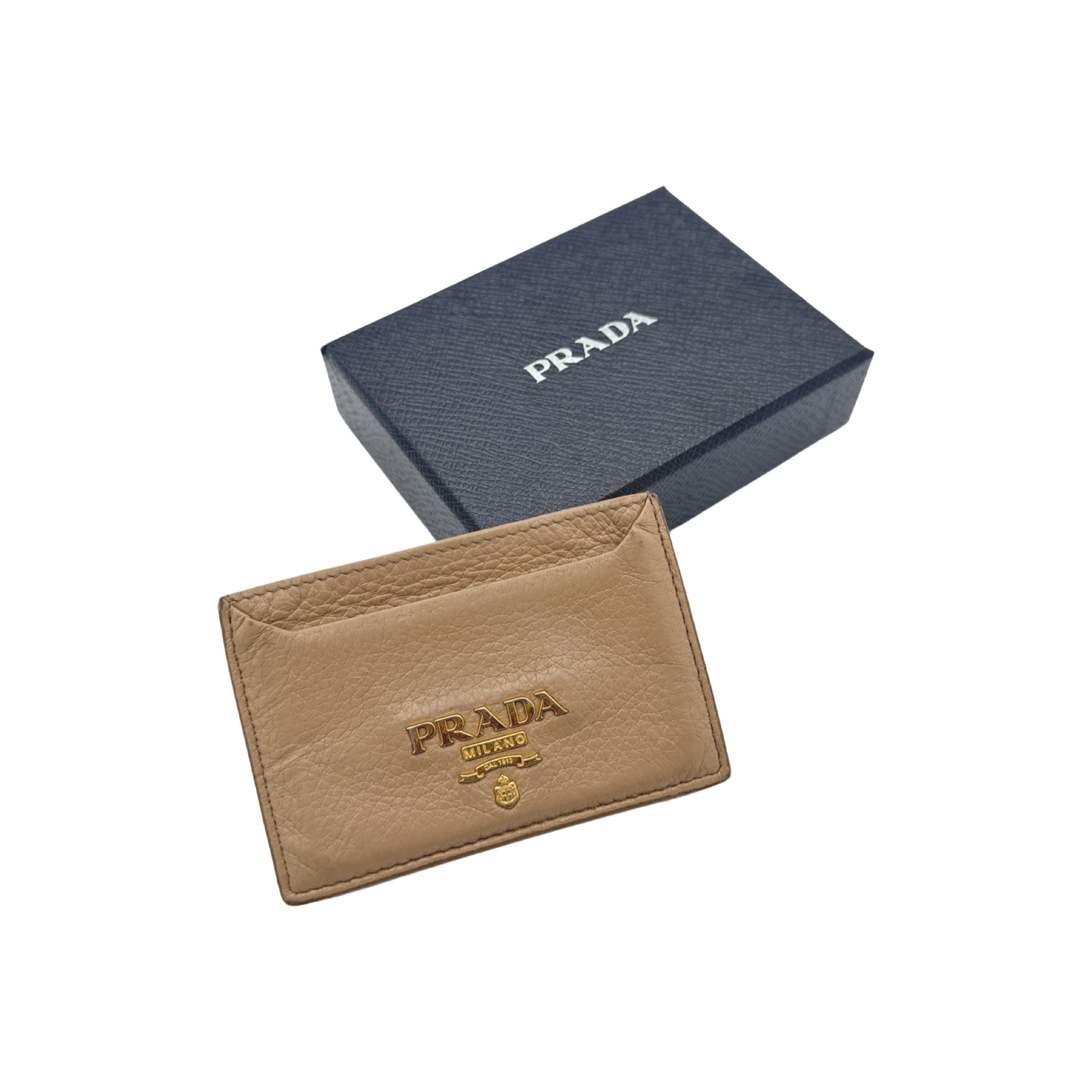 Prada Card Holder Tan (C)
