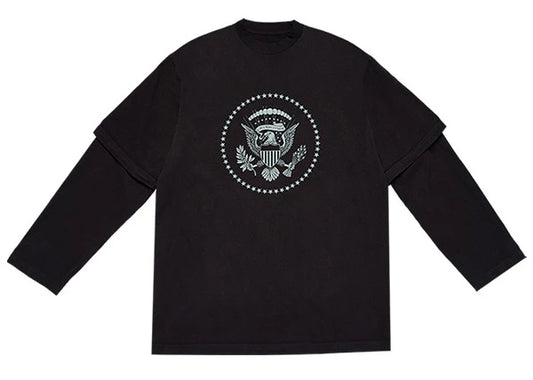 Kanye West 2024 2 Layer L/S T-shirt Black