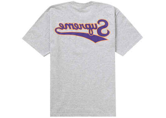 Supreme Backwards Tee Heather Grey