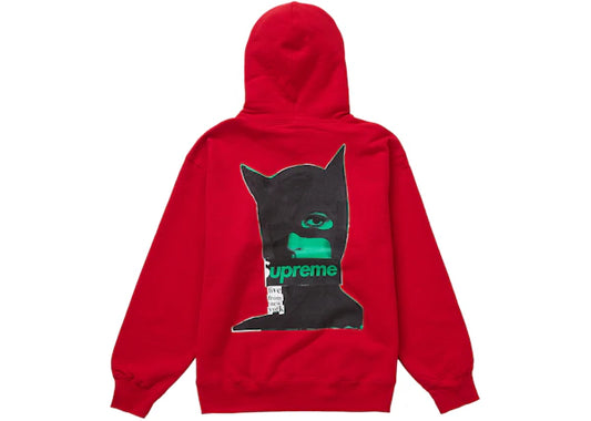 Supreme Catwoman Hooded Sweatshirt Red