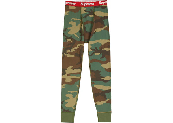 Supreme Hanes Thermal Pant (1 Pack) FW19 Woodland Camo