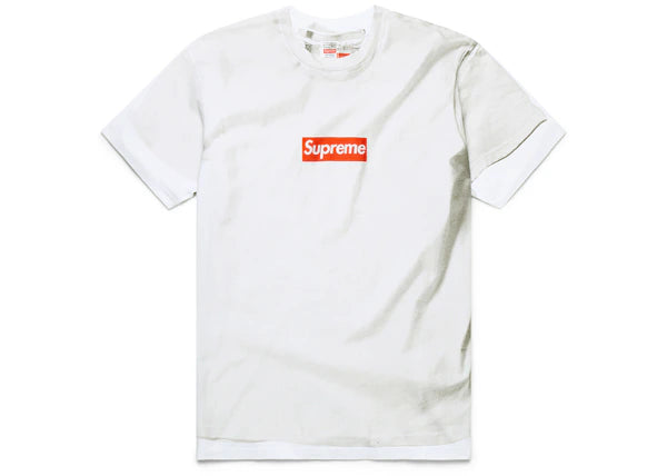 Supreme MM6 Maison Margiela Box Logo Tee White