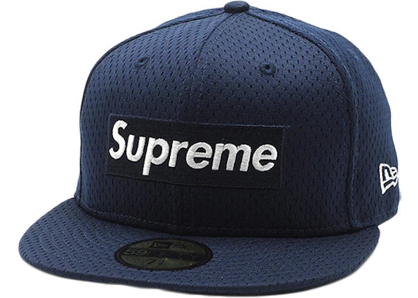 Supreme New Era Mesh Box Logo Cap Navy