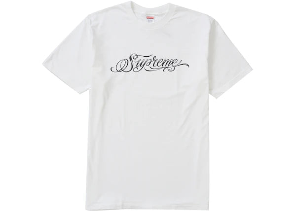 Supreme Script Tee White