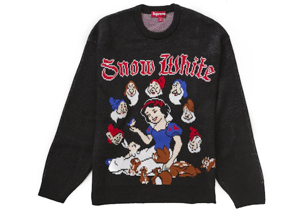 Supreme Snow White Sweater Black