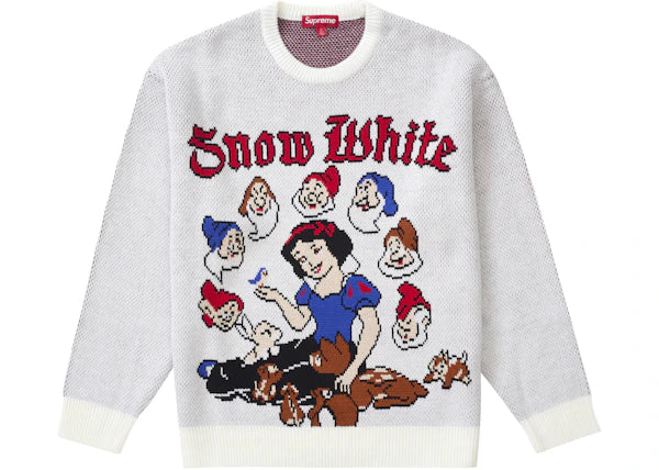 Supreme Snow White Sweater White