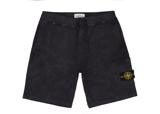 Supreme Stone Island Sweatshort Black