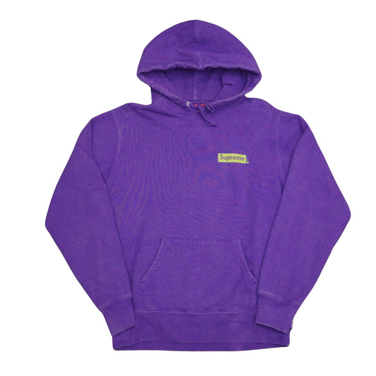 Supreme Stop Crying Hooded Sweatshirt Purple