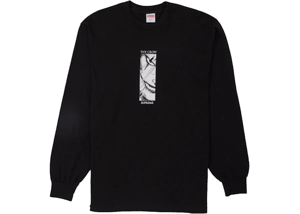 Supreme The Crow L/S Tee Black