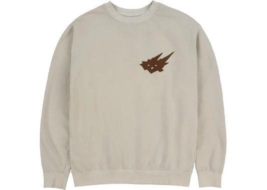 Travis Scott Cacti Mono Heritage Crewneck Ivory