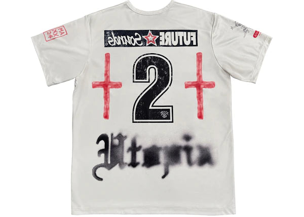 Travis Scott England Soccer Jersey White