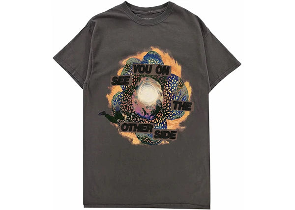 Travis Scott Flower Portal T-shirt Grey