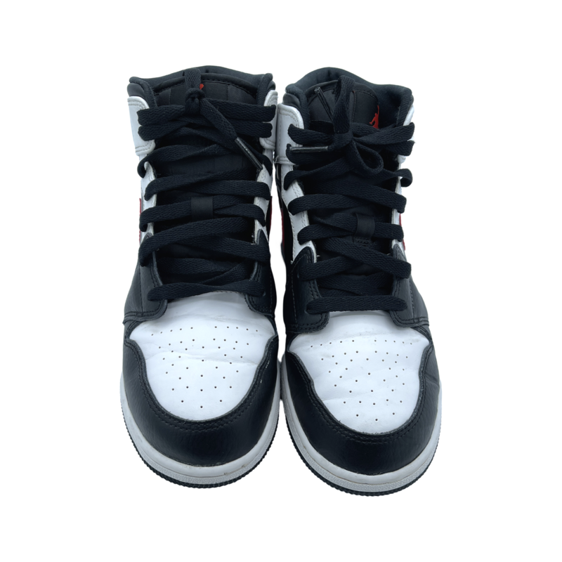 Jordan 1 Mid White Black Chile Red (GS)