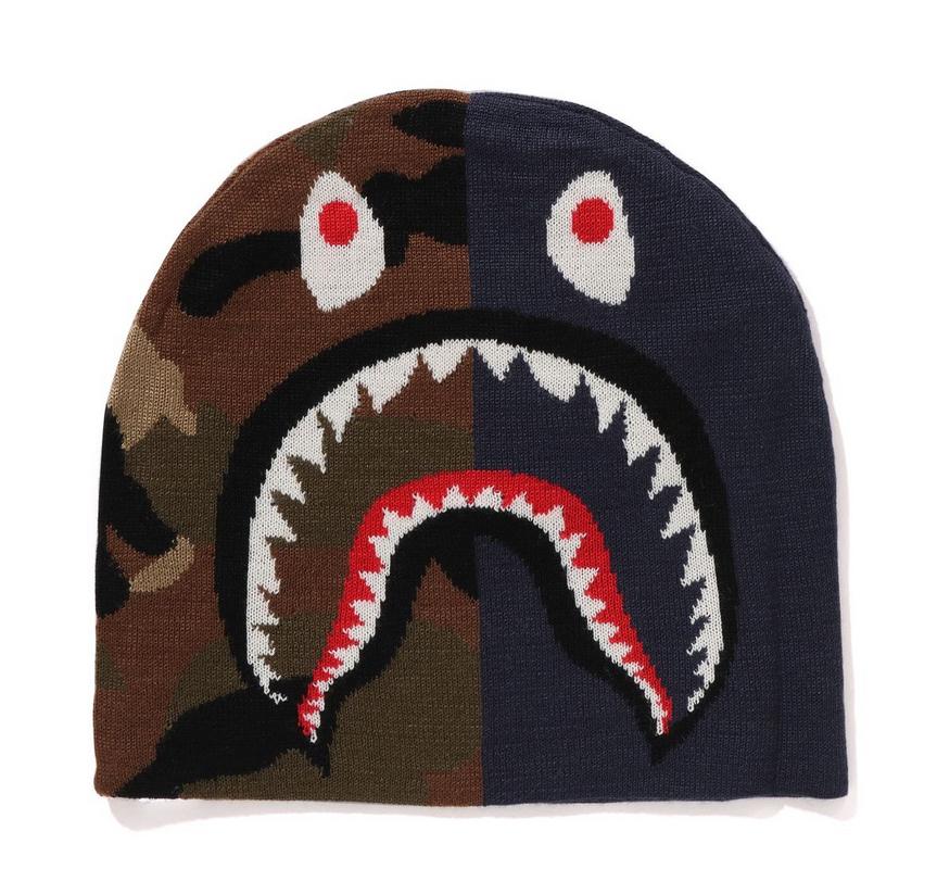 Bape 1st Shark knit cap